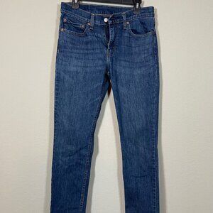 Levi's 511 Mens Straight Jeans Size 31 X 32 Blue Denim Cotton Stretch 5-Pocket